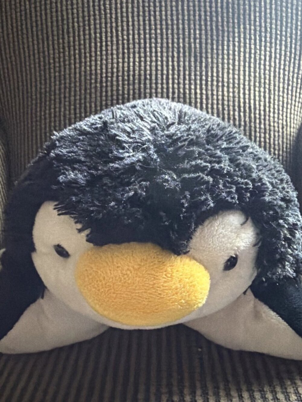 18" Pillow Pets Penguin Black White Plush My Pillow Pet Large Stuffed Animal
